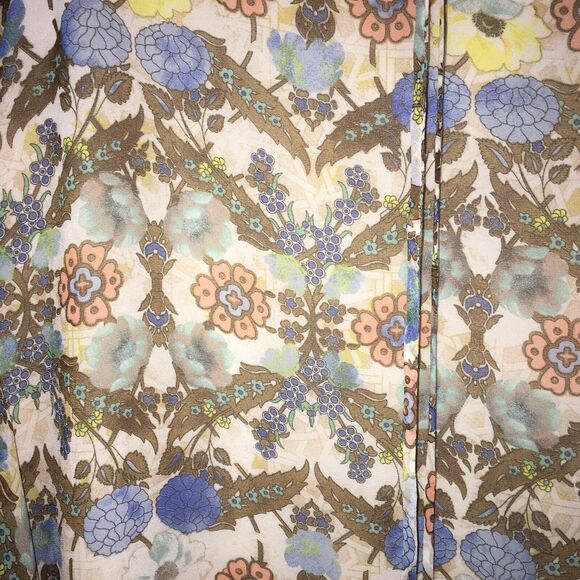 Umgee Boho Floral Mini Dress With Bell Sleeves Size Small - Picture 4 of 8